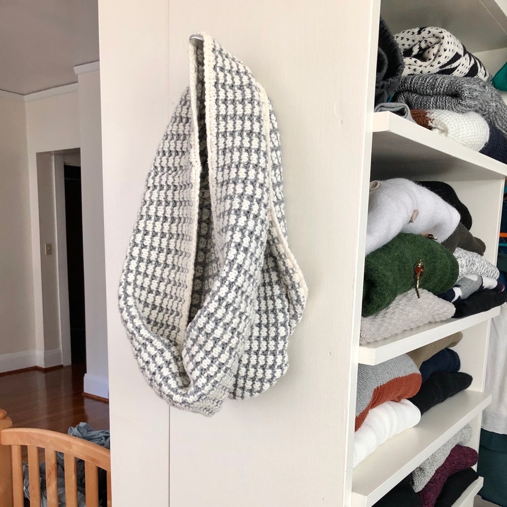 Knit Cowl Neck Scarf